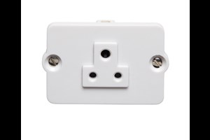 2A 3 Pin Shuttered Unswitched Socket Interior