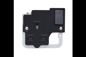 13A 1 Gang Double Pole Switched Socket Interior