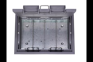 Britmac Floor Box 4 Compartment Grey