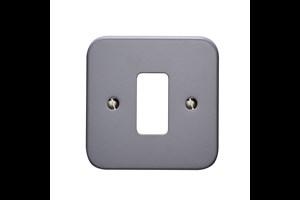 1 Gang Surface Metalclad Grid Cover Plate