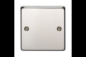 1 Gang Blank Plate Polished Stainless Steel Finish