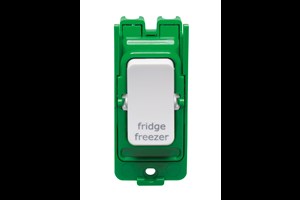 20A Double Pole Grid Switch Printed 'Fridge Freezer'