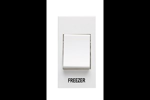 20A 1 Gang Double Pole Grid Switch Module Printed 'Freezer'