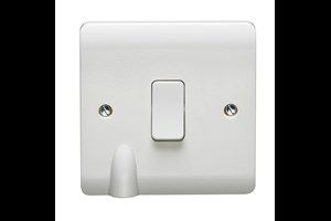 20A 1 Gang Double Pole Switch With Flex Outlet