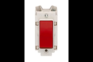 10A Retractive Grid Switch With Red Rocker