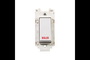 20A Double Pole Grid Switch Module Printed 'Boiler'