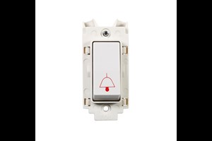10A 2 Way Retractive Grid Switch Module With Bell Symbol
