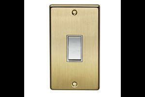 50A 2 Gang Double Pole Control Switch Bronze Finish