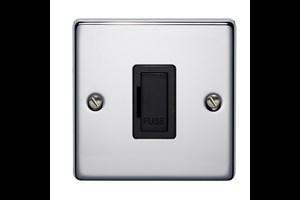 13A Unswitched Fused Connection Unit Highly Polished Chrome Finish