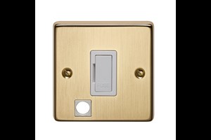 13A Unswitched Fused Connection Unit With Cord Outlet Bronze Finish