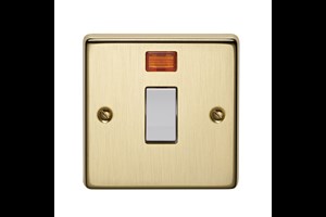 32A 1 Gang Double Pole Control Switch With Neon Bronze Finish