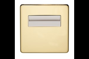 3A Card Key Switch Polished Brass Finish