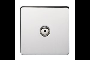 1 Gang 1 Way 400 Watt Touch Remote Dimmer Highly Polished Chrome Finish