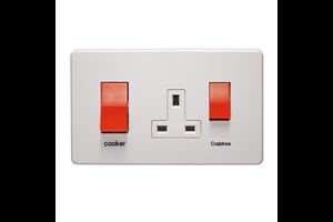 45A Cooker Control Unit With 13A Socket