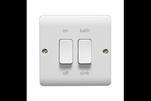 20A Double Pole Bath/Sink Switch With LED
