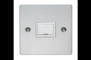 13A Unswitched Fused Connection Unit Stainless Steel Finish