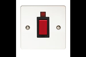 45A 1 Gang Switch With Neon Polished Steel Finish