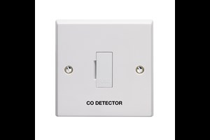 13A Unswitched Fused Connection Unit Printed 'CO Detector'
