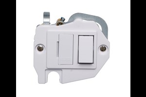 13A Double Pole Switched Fused Connection Unit With Flex Outlet Interior