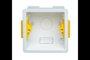 1 Gang Dry Lining Installation Box with Adjustable Lugs 47mm