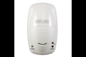 230V Mains powered carbon monoxide alarm with 9V alkaline battery backup