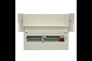 12 Way Split Load Meter Cabinet Consumer Unit 100A Main Switch, 80A 30mA RCD, Flexible Configuration