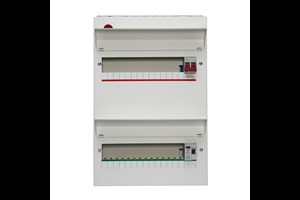 28 Way Split Load Duplex Consumer Unit 100A Main Switch +14, 80A 30mA RCD +14