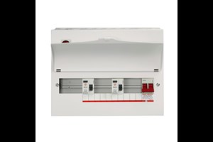10 Way High Integrity Consumer Unit 100A Main Switch, 80A 30mA RCDs, Flexible Configuration