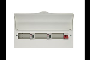 15 Way High Integrity Consumer Unit 100A Main Switch, 80A 30mA RCDs, Flexible Configuration