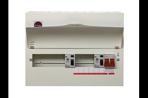 10 Way High Integrity Consumer Unit 100A Main Switch, 100A 30mA RCDs, Flexible Configuration