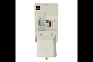 100A DP, Metal Enclosed, Domestic Switch Fuse with 80A Fuse Fitted