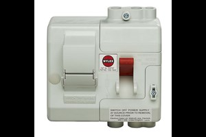 100A DP, Insulated Enclosed, Domestic Switch Fuse No Fuse Fitted
