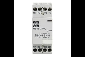 24A Contactor 4 Pole 2 Module (Normally Closed)