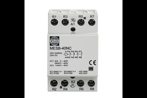 40A Contactor 4 Pole 3 Module (Normally Closed)