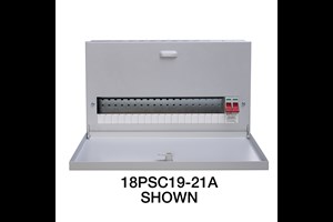 14-Way 125A Surface 1P+N Distribution Board c/w Switch Disconnector
