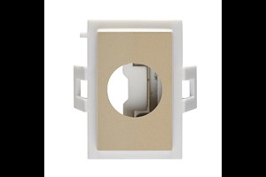 Cable Outlet Grid Module Gold Finish