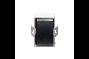 20A Double Pole Grid Switch Black Finish