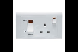 45A Cooker Control Unit with Neon