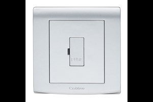 13A Unswitched Fused Connection Unit Silver Finish