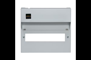Consumer Unit Upgraded Lid Assembly Grey 255mm High, 13 Module
