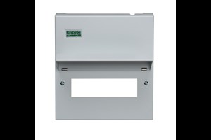 Consumer Unit Upgraded Lid Assembly Grey 255mm High, 9 Module