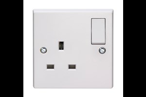 13A 1 Gang Double Pole Switched Socket