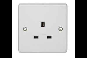 13A Unswitched 1 Gang Socket