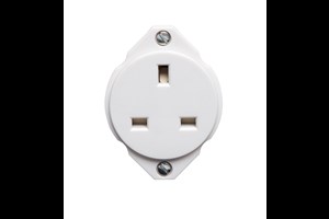 13A 1 Gang Round Socket With Side Entry