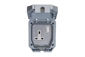 13A 1 Gang Double Pole Switched Socket IP66