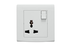 13A 1 Gang Switched
Multi-Function Socket