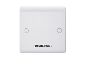1 Gang Blank Plate Printed 'Future Hoist'