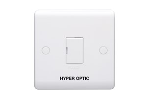 13A Unswitched Fused Connection Unit Printed 'Hyper Optic'
