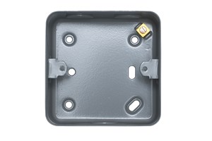 1 Gang 43mm Surface Steel Box With Knockouts