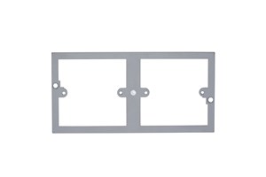 Britmac Accessory Plate To Accept 2 X 1 Gang Standard Accessory